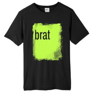 Brat Lime Green Trendy Grunge Design Apparel By Gu Tall Fusion ChromaSoft Performance T-Shirt