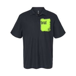 Brat Lime Green Trendy Grunge Design Apparel By Gu Softstyle Adult Sport Polo