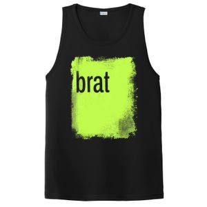 Brat Lime Green Trendy Grunge Design Apparel By Gu PosiCharge Competitor Tank