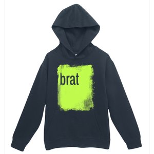 Brat Lime Green Trendy Grunge Design Apparel By Gu Urban Pullover Hoodie