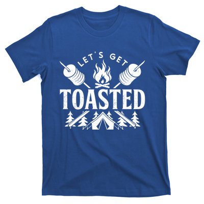 Bonfire Lets Get Toasted Friend Vacation Float Trip Graphic Great Gift T-Shirt