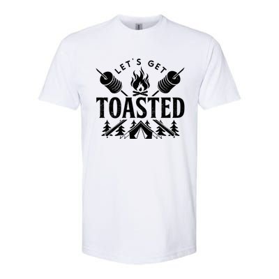 Bonfire Lets Get Toasted Friend Vacation Float Trip Graphic Great Gift Softstyle CVC T-Shirt