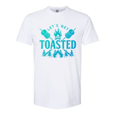 Bonfire Lets Get Toasted Friend Vacation Float Trip Graphic Gift Softstyle CVC T-Shirt