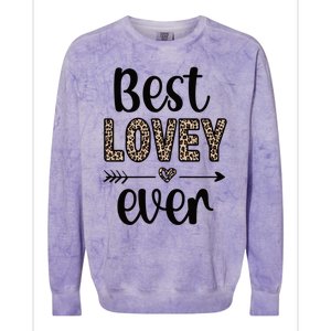 Best Lovey Grandmother Appreciation Lovey Colorblast Crewneck Sweatshirt