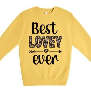 Best Lovey Grandmother Appreciation Lovey Premium Crewneck Sweatshirt