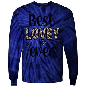 Best Lovey Grandmother Appreciation Lovey Tie-Dye Long Sleeve Shirt