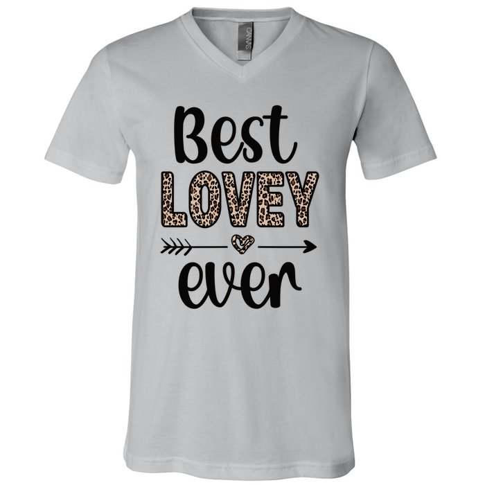 Best Lovey Grandmother Appreciation Lovey V-Neck T-Shirt