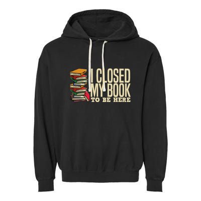Book Lover Gift For Reader Funny Cool Librarian Garment-Dyed Fleece Hoodie