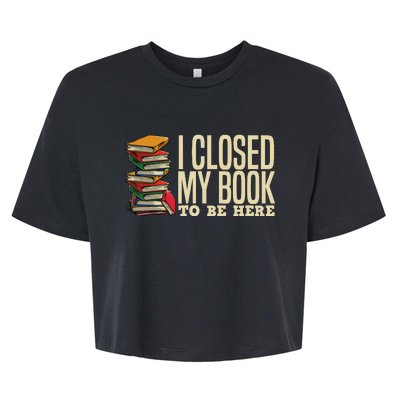 Book Lover Gift For Reader Funny Cool Librarian Bella+Canvas Jersey Crop Tee