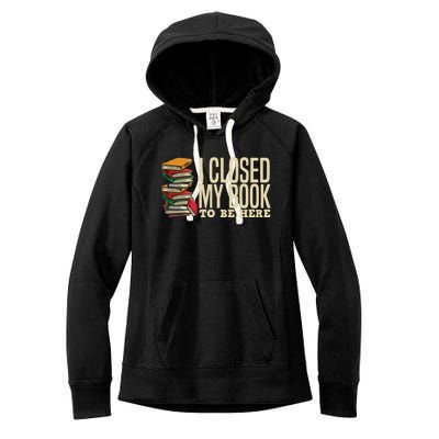 Book Lover Gift For Reader Funny Cool Librarian Women's Fleece Hoodie