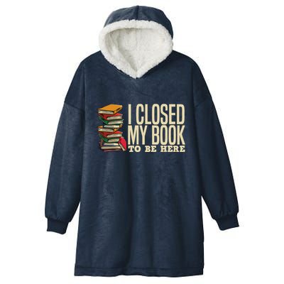 Book Lover Gift For Reader Funny Cool Librarian Hooded Wearable Blanket