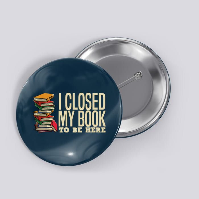 Book Lover Gift For Reader Funny Cool Librarian Button