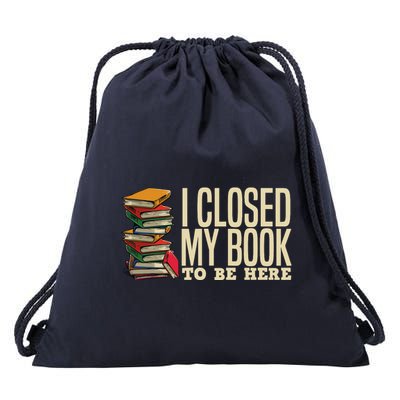 Book Lover Gift For Reader Funny Cool Librarian Drawstring Bag