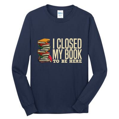 Book Lover Gift For Reader Funny Cool Librarian Tall Long Sleeve T-Shirt
