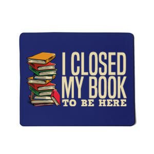 Book Lover Gift For Reader Funny Cool Librarian Mousepad