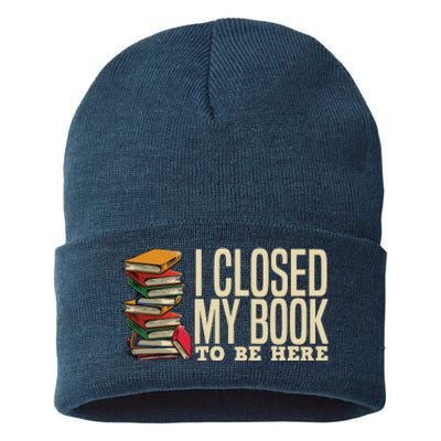 Book Lover Gift For Reader Funny Cool Librarian Sustainable Knit Beanie