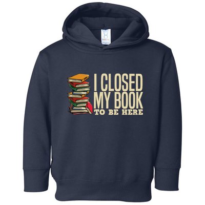 Book Lover Gift For Reader Funny Cool Librarian Toddler Hoodie