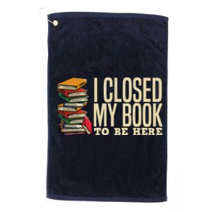 Book Lover Gift For Reader Funny Cool Librarian Platinum Collection Golf Towel