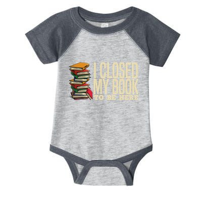 Book Lover Gift For Reader Funny Cool Librarian Infant Baby Jersey Bodysuit