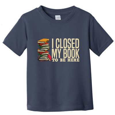 Book Lover Gift For Reader Funny Cool Librarian Toddler T-Shirt