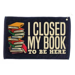 Book Lover Gift For Reader Funny Cool Librarian Grommeted Golf Towel