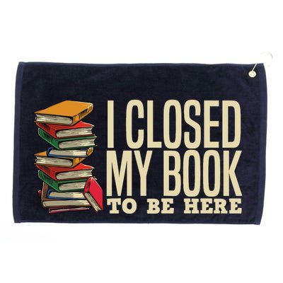 Book Lover Gift For Reader Funny Cool Librarian Grommeted Golf Towel