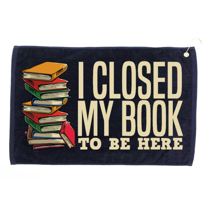 Book Lover Gift For Reader Funny Cool Librarian Grommeted Golf Towel