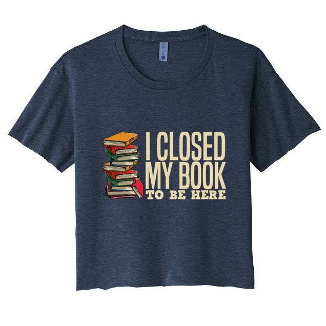 Book Lover Gift For Reader Funny Cool Librarian Crop Top
