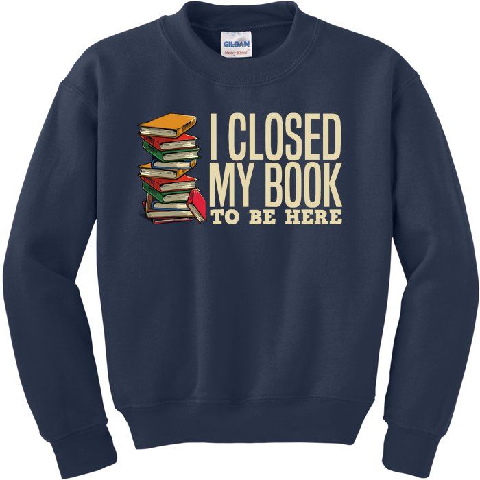 Book Lover Gift For Reader Funny Cool Librarian Kids Sweatshirt