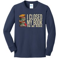 Book Lover Gift For Reader Funny Cool Librarian Kids Long Sleeve Shirt