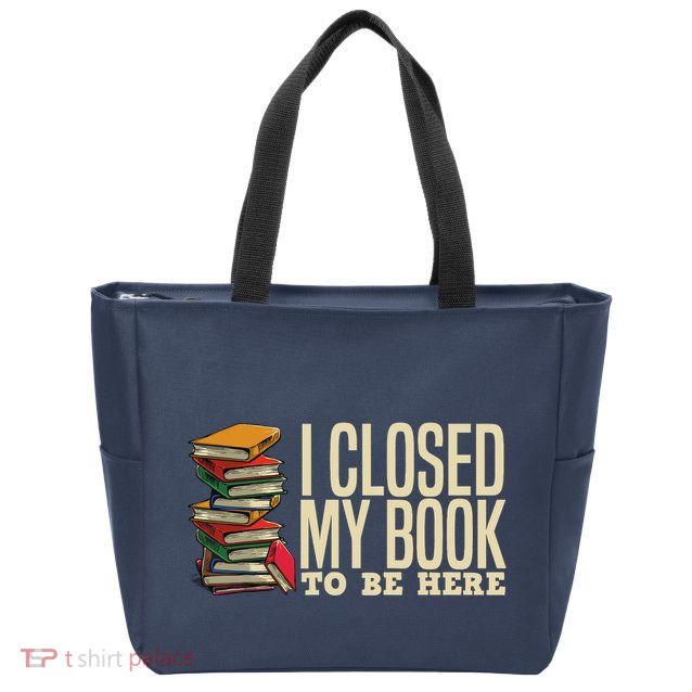 Book Lover Gift For Reader Funny Cool Librarian Zip Tote Bag