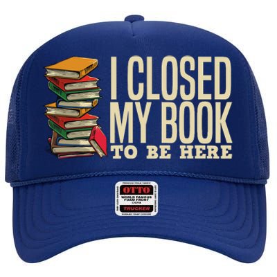 Book Lover Gift For Reader Funny Cool Librarian High Crown Mesh Back Trucker Hat