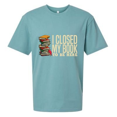 Book Lover Gift For Reader Funny Cool Librarian Sueded Cloud Jersey T-Shirt