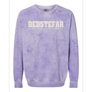 Bedstefar Like Grandpa Only Cooler Danish Grandfather Colorblast Crewneck Sweatshirt