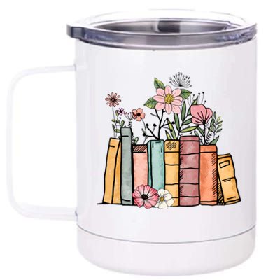 Book Lover Gift Reading 12 oz Stainless Steel Tumbler Cup