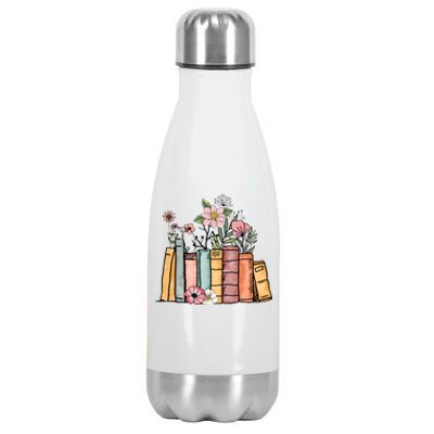 Book Lover Gift Reading Stainless Steel Insulated Water Bottle