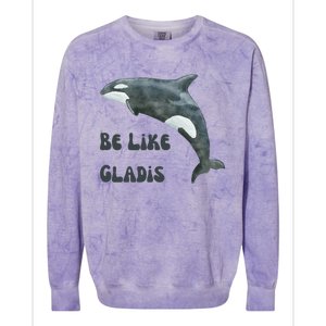 Be Like Gladis The Yacht Sinking Killer Whale Sink The Rich With White Gladys Colorblast Crewneck Sweatshirt