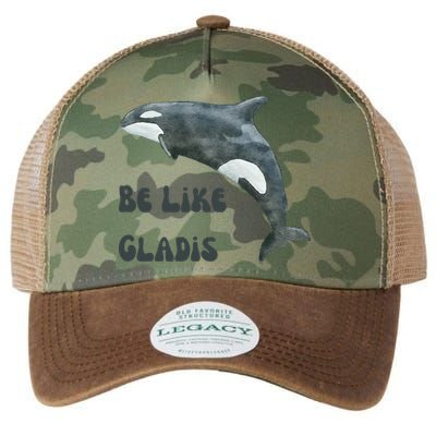 Be Like Gladis The Yacht Sinking Killer Whale Sink The Rich With White Gladys Legacy Tie Dye Trucker Hat