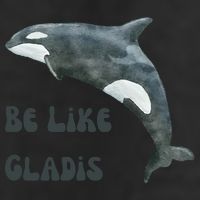Be Like Gladis The Yacht Sinking Killer Whale Sink The Rich With White Gladys 25L Jumbo Tote