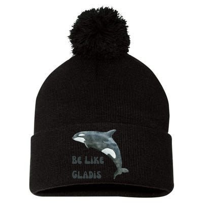 Be Like Gladis The Yacht Sinking Killer Whale Sink The Rich With White Gladys Pom Pom 12in Knit Beanie