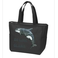 Be Like Gladis The Yacht Sinking Killer Whale Sink The Rich With White Gladys Zip Tote Bag