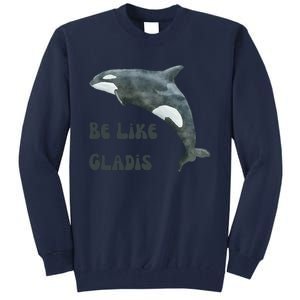 Be Like Gladis The Yacht Sinking Killer Whale Sink The Rich With White Gladys Tall Sweatshirt