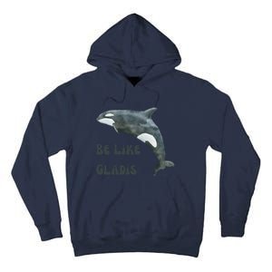 Be Like Gladis The Yacht Sinking Killer Whale Sink The Rich With White Gladys Tall Hoodie