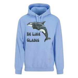 Be Like Gladis The Yacht Sinking Killer Whale Sink The Rich With White Gladys Unisex Surf Hoodie