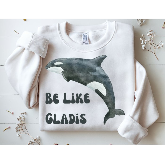 Be Like Gladis The Yacht Sinking Killer Whale Sink The Rich With White Gladys Sweatshirt