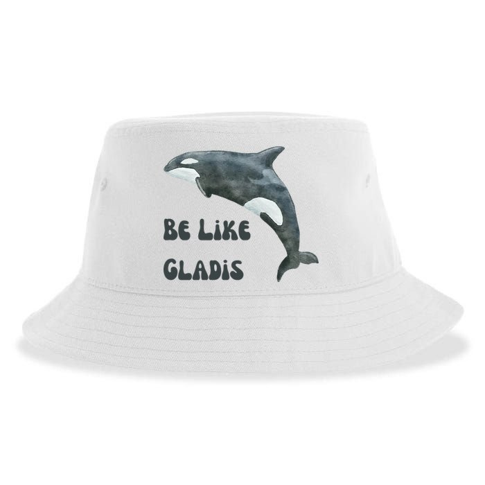 Be Like Gladis The Yacht Sinking Killer Whale Sink The Rich With White Gladys Sustainable Bucket Hat