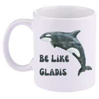 Be Like Gladis The Yacht Sinking Killer Whale Sink The Rich With White Gladys 11oz C Handle Ceramic Mug