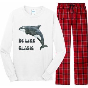 Be Like Gladis The Yacht Sinking Killer Whale Sink The Rich With White Gladys Long Sleeve Pajama Set