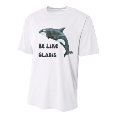 Be Like Gladis The Yacht Sinking Killer Whale Sink The Rich With White Gladys Youth Performance Sprint T-Shirt