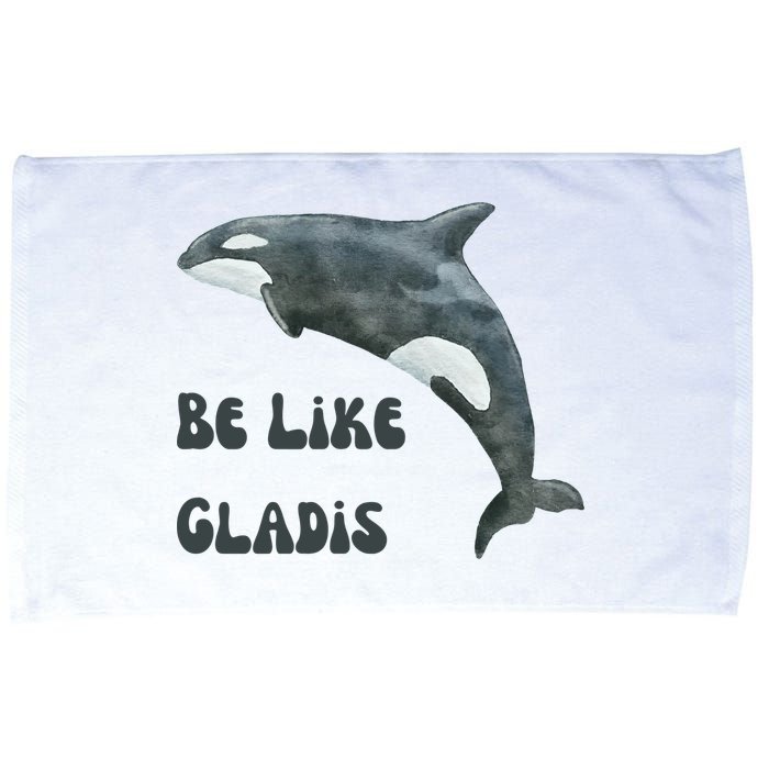 Be Like Gladis The Yacht Sinking Killer Whale Sink The Rich With White Gladys Microfiber Hand Towel